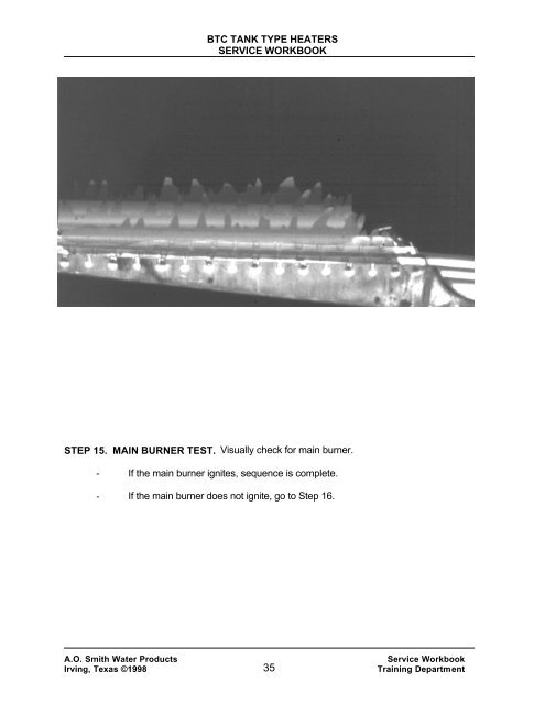 BTC 120-500 - AO Smith Water Heaters