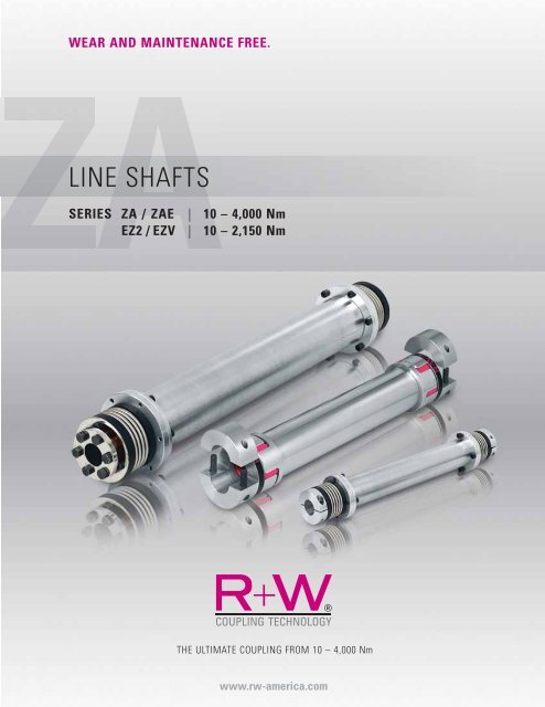 LINE SHAFTS - Jens S. Transmissioner A/S