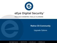 Retina CS Community - eEye Digital Security
