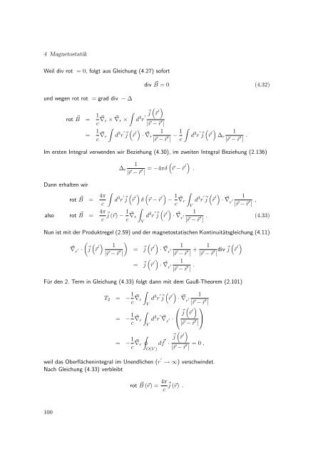 Elektrodynamik - Theoretische Physik IV - Ruhr-UniversitÃ¤t Bochum