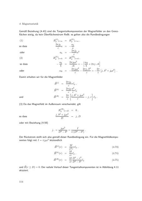 Elektrodynamik - Theoretische Physik IV - Ruhr-UniversitÃ¤t Bochum