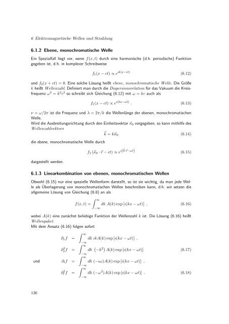 Elektrodynamik - Theoretische Physik IV - Ruhr-UniversitÃ¤t Bochum