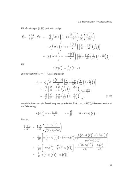 Elektrodynamik - Theoretische Physik IV - Ruhr-UniversitÃ¤t Bochum