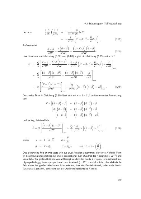 Elektrodynamik - Theoretische Physik IV - Ruhr-UniversitÃ¤t Bochum