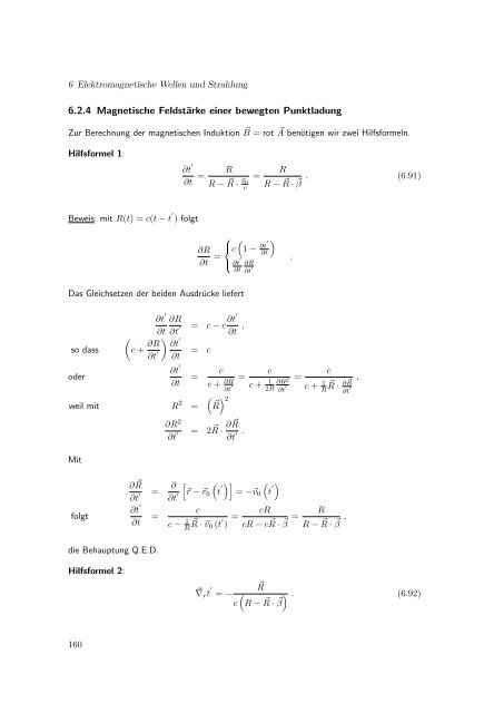 Elektrodynamik - Theoretische Physik IV - Ruhr-UniversitÃ¤t Bochum