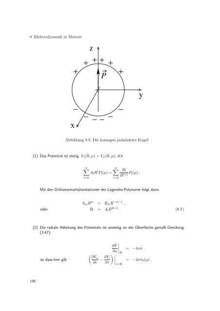 Elektrodynamik - Theoretische Physik IV - Ruhr-UniversitÃ¤t Bochum