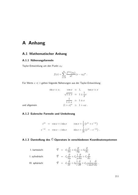 Elektrodynamik - Theoretische Physik IV - Ruhr-UniversitÃ¤t Bochum