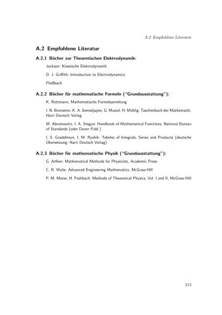 Elektrodynamik - Theoretische Physik IV - Ruhr-UniversitÃ¤t Bochum