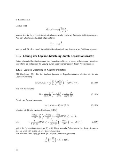 Elektrodynamik - Theoretische Physik IV - Ruhr-UniversitÃ¤t Bochum