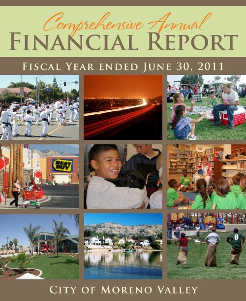 2011 Comprehensive Annual Financial Report - City of Moreno Valley