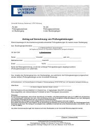 Antrag auf Anrechnung von PrÃƒÂ¼fungsleistungen - UniversitÃƒÂ¤t WÃƒÂ¼rzburg