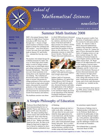 Newsletter 2-17-09 for conv to pdf.pub - Rochester Institute of ...