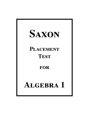 Placement Test A Answer Key Leine Vhs