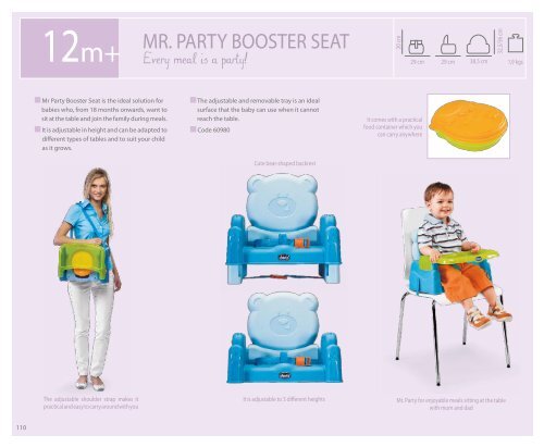 MR. PARTY BOOSTER SEAT - Chicco