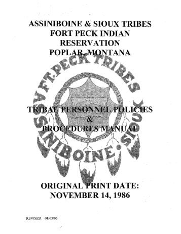 FPT Policies & Procedures Handbook - Fort Peck Assiniboine ...