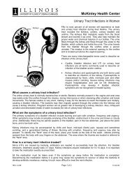 Urinary Tract Infections.pdf - McKinley Health Center