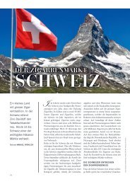 Der Zigarrenmarkt Schweiz - Premium Blog