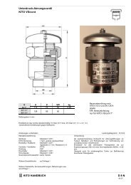 KITO HANDBUCH D 8 N Unterdruck-Atmungsventil KITO VS/cont