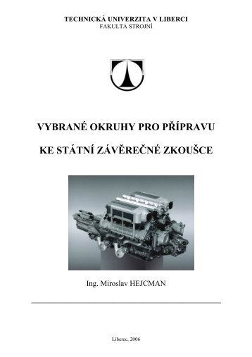 VybranÃ© okruhy - Katedra vozidel a motorÅ¯ - TechnickÃ¡ univerzita v ...