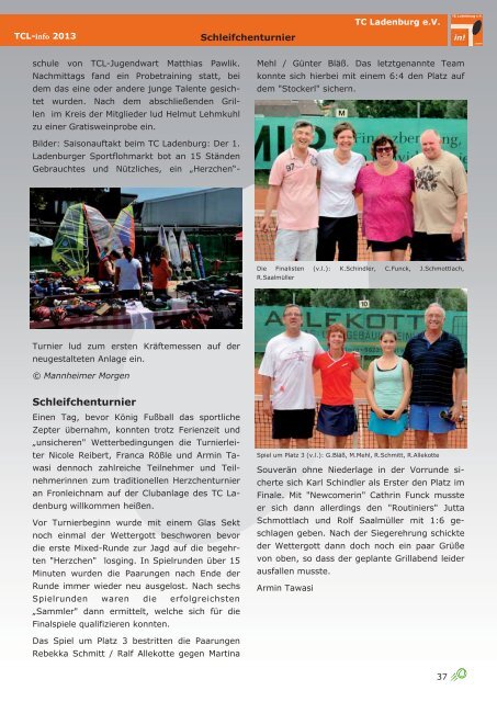 TCL-info 2013 - TCL goes Beachtennis