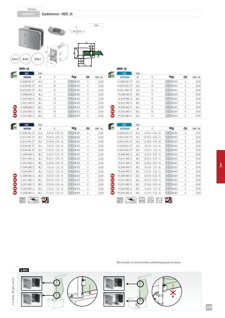 Katalog Q-railing Glashalter - Rotex Metallbauteile GmbH