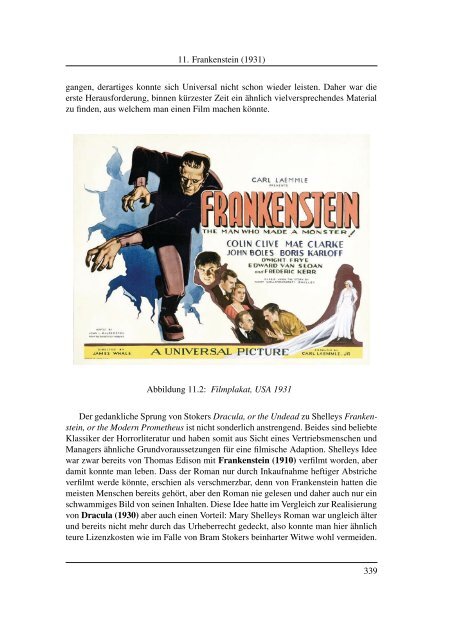Frankenstein (1931) - Das Dokument des Grauens