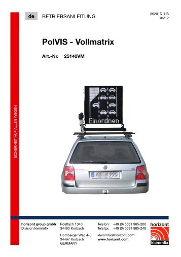 PolVIS - Vollmatrix - Klemmfix