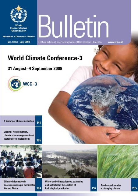 WMO Bulletin 58 (3) - July 2009 - WCRP-Home