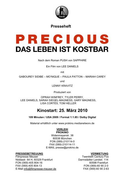 Precious Presseheft - Steinhaus Bautzen
