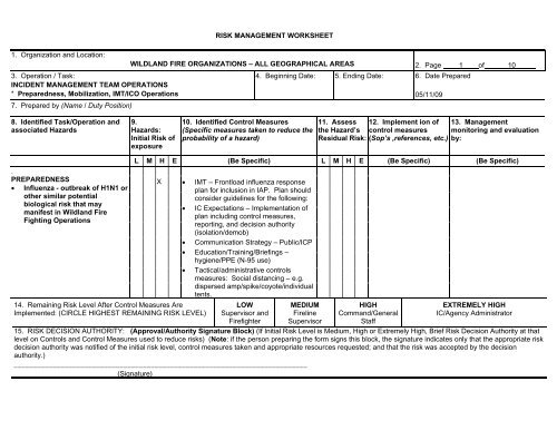 Fire Risk Assessments Template from img.yumpu.com