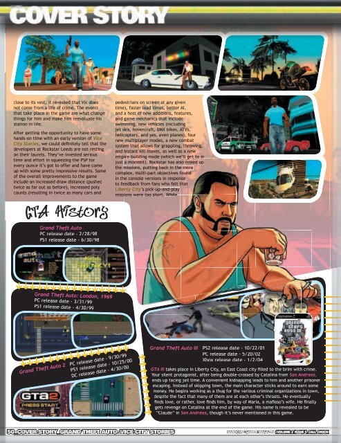 Volume 2 Issue 5 November 2006 Grand Theft Auto - Hardcore Gamer