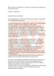 Brief van Pater van Deenen SJ - EenVandaag