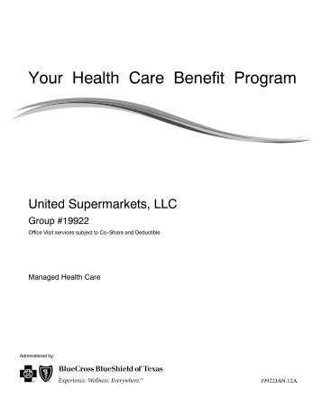 Medical Benefit Full Plan Document - United Supermarkets