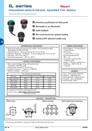 IL series PDF catalogue - Apem.com