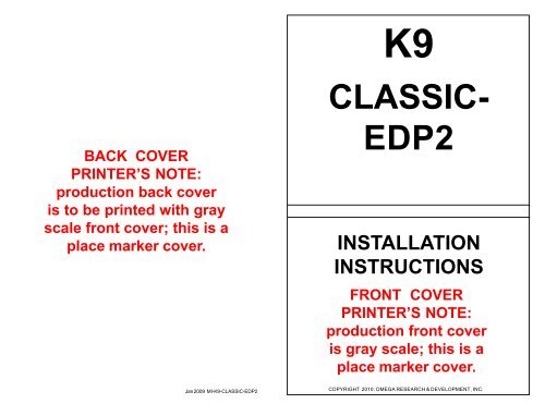 K9 Alarm Wiring Diagram - DALEACA