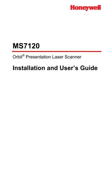 MS7120 Orbit Presentation Laser Scanner IUG - Finn-ID