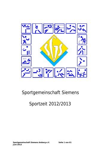 Sportzeit 2012/2013 - SGS-FOTO-Amberg