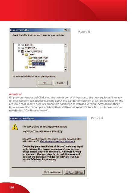 Manual for user, version 1, November 2007