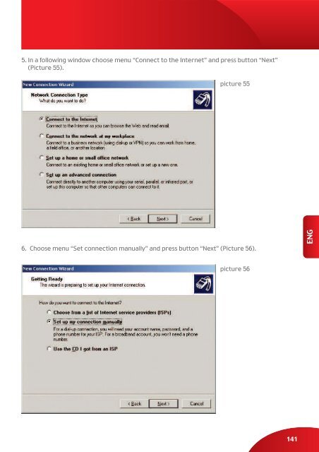 Manual for user, version 1, November 2007