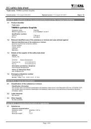 EU / Synthetic Graphite - Timcal