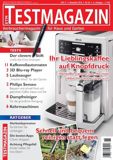 Ihr Lieblingskaffee auf Knopfdruck - Biber-Kaffeemaschinen-Service