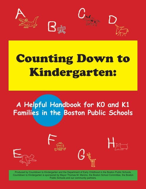 Kindergarten Handbook - Countdown to Kindergarten
