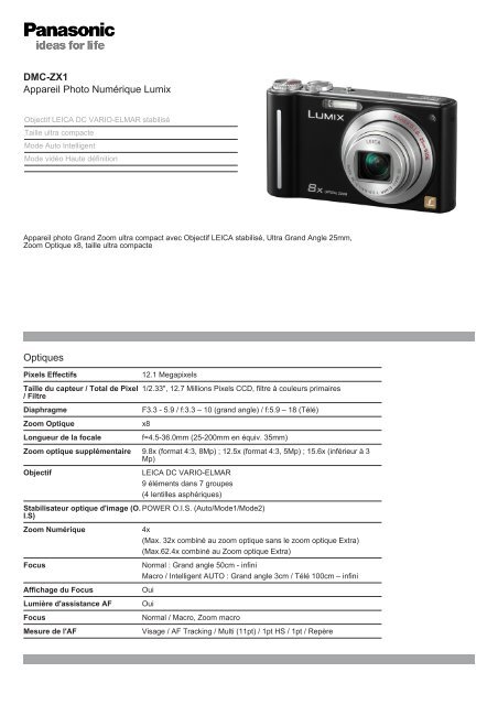 Panasonic Lumix DMC-ZX1 - Photovore