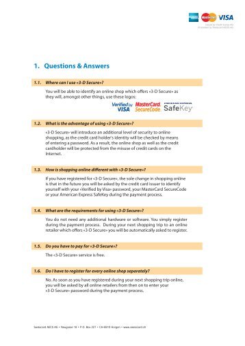 1. Questions & Answers