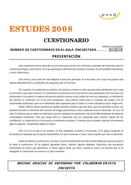 Cuestionario