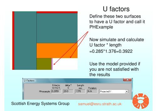 Analysis of Thermal Bridges - Scottish Energy Systems Group ...