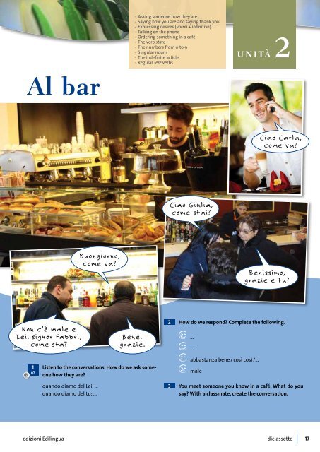 Unita 2 Al Bar Edilingua