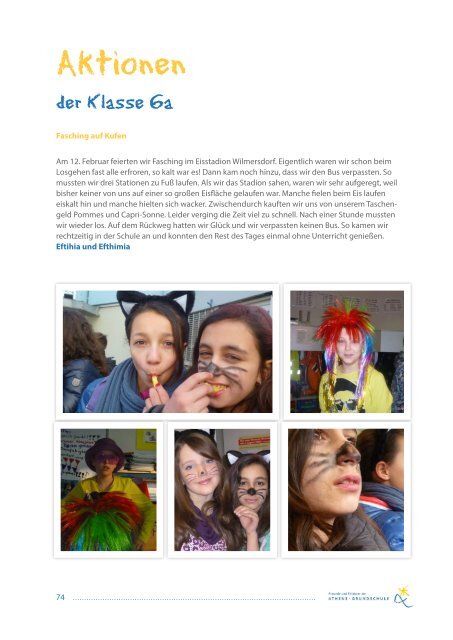 Athene-Grundschule Jahrbuch 2013