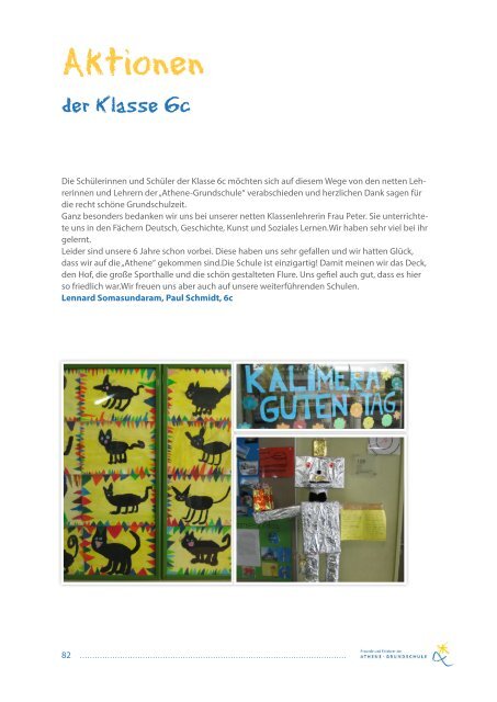 Athene-Grundschule Jahrbuch 2013