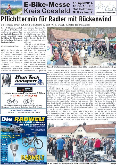 StadtAnzeiger Coesfeld kw 15 2014